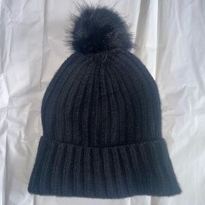 H&M black winter hat